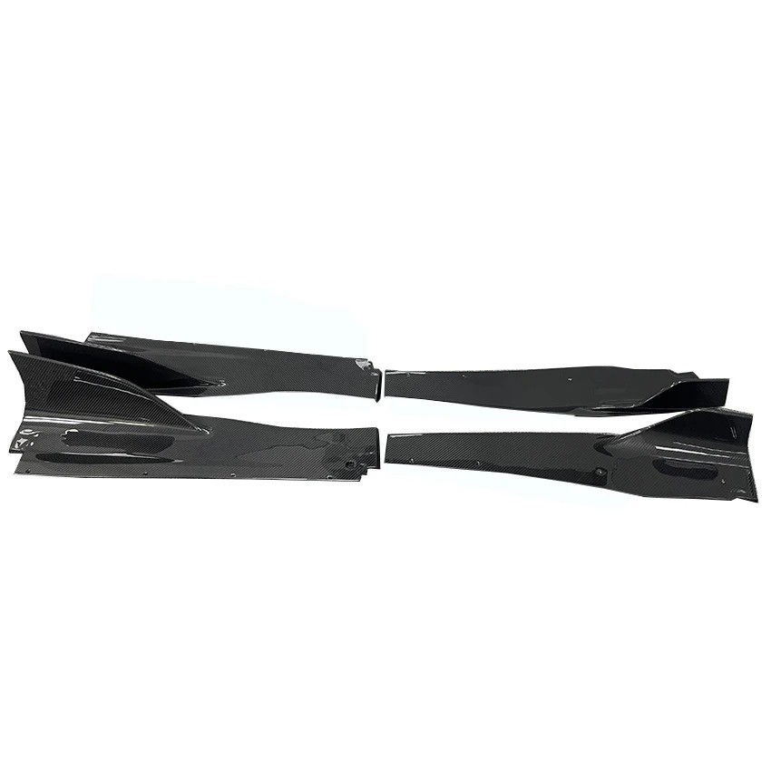Upgrade Car Parts R Style Dry Carbon Fiber Side Skirts For  720s 2017-2019 Car Body Kit